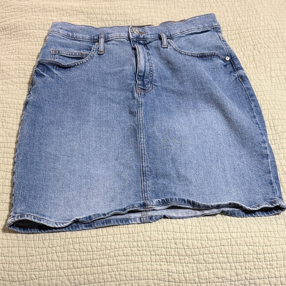 Jag Jeans Light Blue Knee-Length Skirt